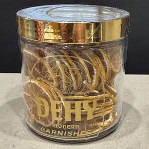 Dehy Modern Garnishes- Lemons, Fine Cut.  Jar Sealed